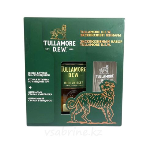 Виски Tullamore подарочный 40% 0.5л