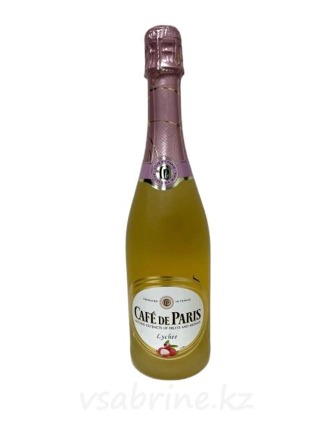 Вино Игристое Cafe De Paris Lychee 6.7% 0.75л