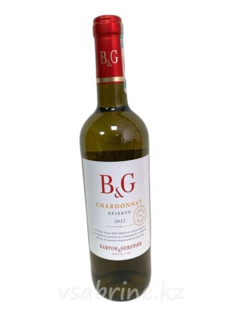 Вино B&G Reserve Chardonnay белое сухое 13.5% 0,75л