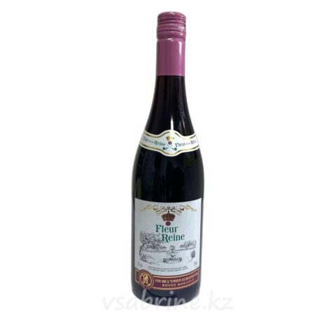 Вино Fleur de Reine красное полусладкое 11% 0.75л