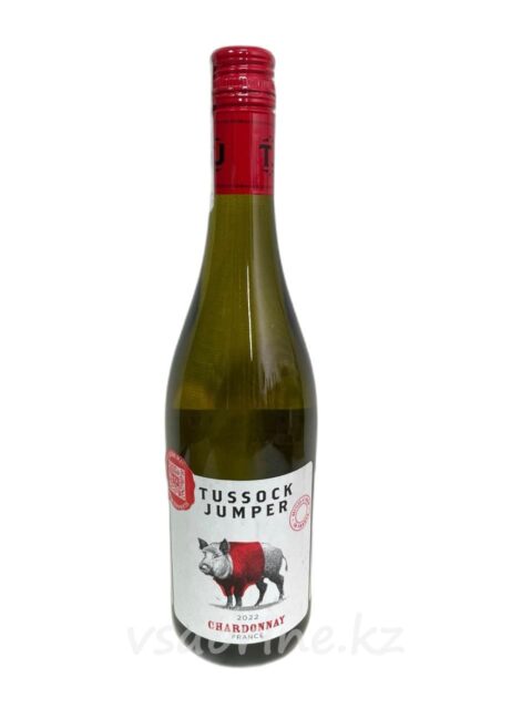 Вино Tussock Jumper Chardonnay белое сухое 13% 0.75л