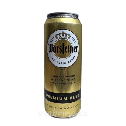 Пиво Warsteiner Premium 4.7% 0.5л ж/б