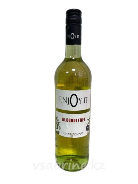 Вино безалкогольное белое полусладкое EnjOy it Chardonnay 0.75л