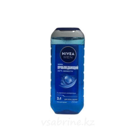 Nivea for men гель для душа пробуждающий с минералами 250мл