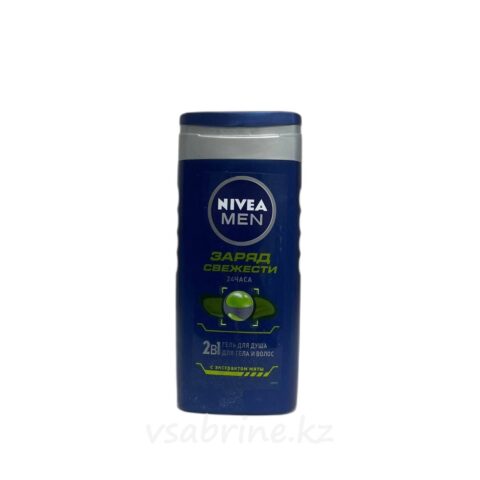 Гель для душа Nivea 3 в 1 с экстрактом мяты 250мл