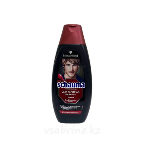 Шампунь Schauma сила карбона мужской 380мл пл/бут
