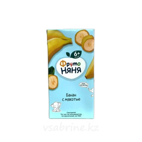 Сок Фруто-Няня Банан с Мякотью 0.2л т/п