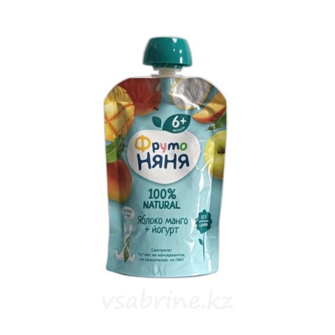 Пюре Фруто-Няня Яблоко-Манго + Йогурт 90г