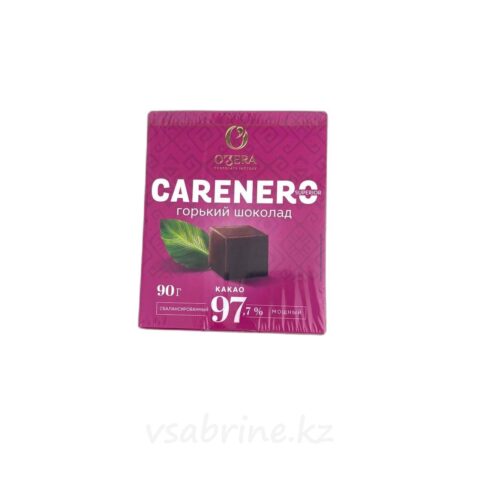 Шоколад О’zera caranero, горький 97.7%, 90г к.к