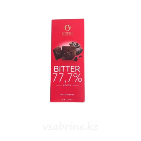 Шоколад О’zera bitter горький 77.7% какао 90гр