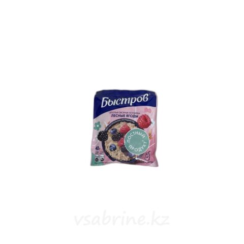 Каша Быстров со вкусом лесные ягоды 40 гр