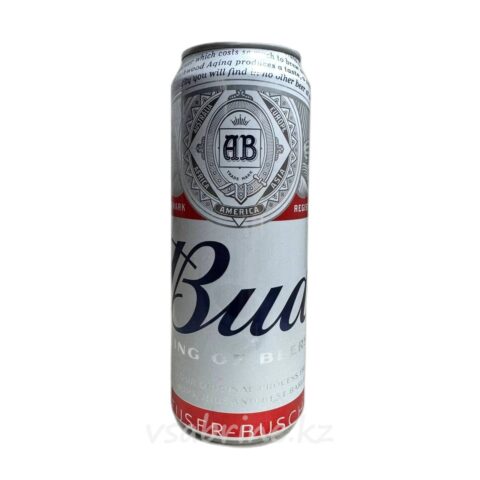 Пиво BUD светлое ж/б 0.45л