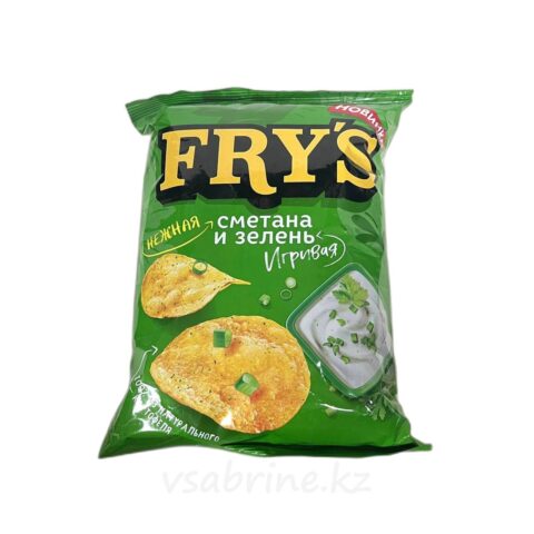 Чипсы Frys сметана и зелень 70гр