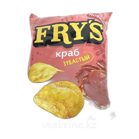 Чипсы FRY’S со вкусом краба, 130гр