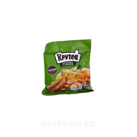 Сухарики Крутец со вкусом холодец с хреном 35гр