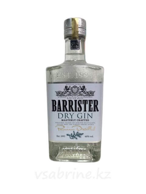 Джин Barrister Dry 40% 0.7л