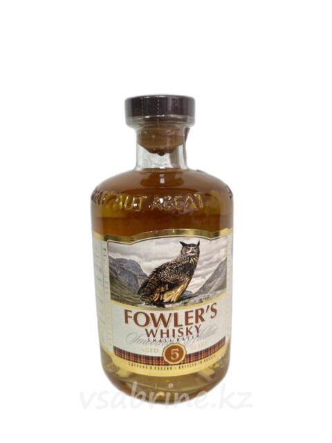 Виски Fowlers 5 лет 40% 0.5л