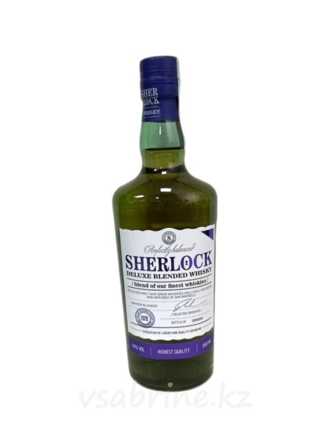 Виски Sherlock Deluxe Whisky 40% 0.5л