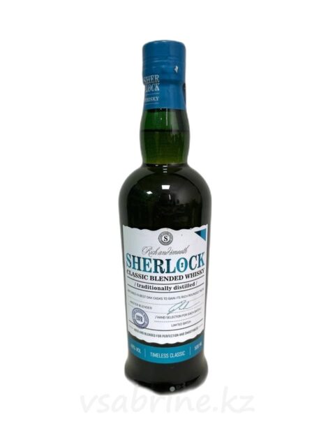 Виски Sherlock Blended Deluxe 40% 0.5л
