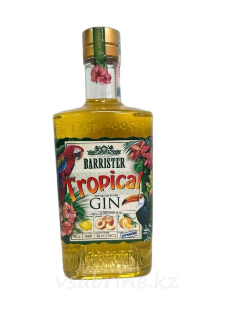 Джин Barrister Tropical 40% 0.7л