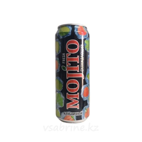 Напиток Мохито охлаждающая клубника 0.45л