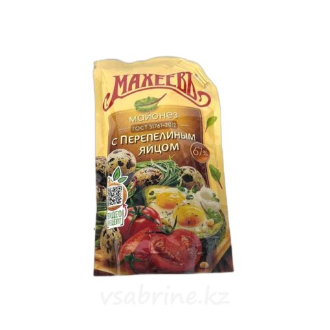 Майонез Махеевъ с перепелиным яйцом 400 г.