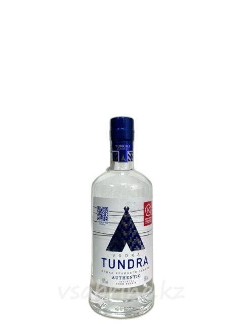 Водка Tundra Authentic 40% 0.5л