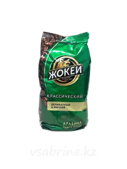 Кофе Жокей натуральный жареный в зернах классический 250гр