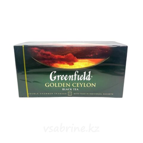 Чай Greenfield пакетированный  Golden ceylon.Black tea. 2г х25п.