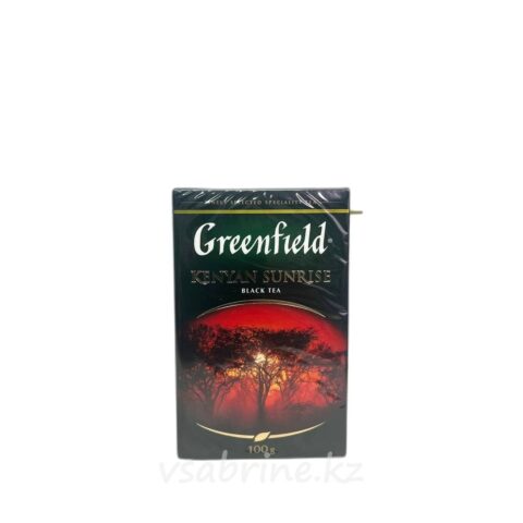 Чай Greenfield, крупнолистовой Kenyan Sunrise, Black Tea, 100 г.