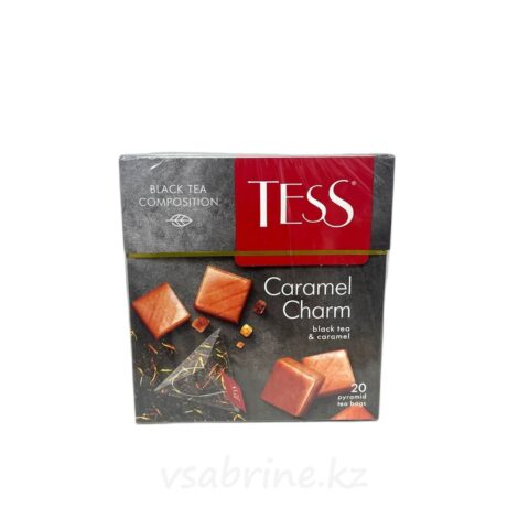 Чай Tess Caramel Charm, черный с карамелью, 20 пк