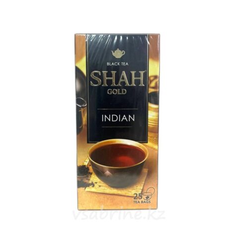Чай Шах Gold индийский гранулированный черный 25×2г мяг/уп
