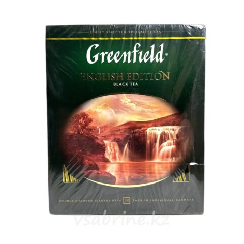 Чай greenfield черный 100пакетиков