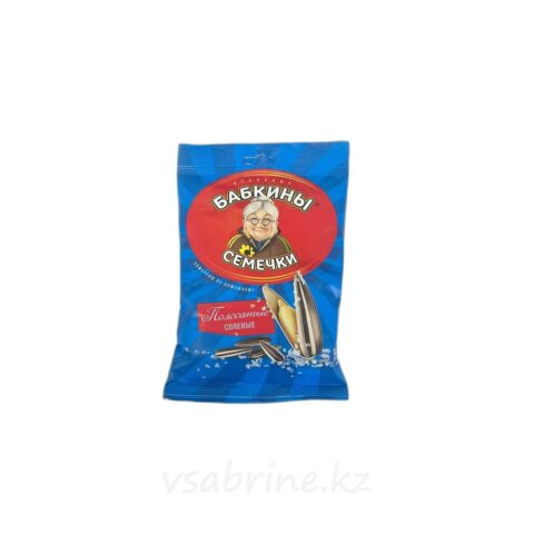 Семечки Бабкины полосатые соленые 90г