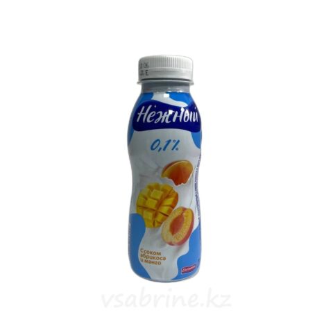 Напиток campina нежный с соком абрикоса и манго 0.1% 285г пл/б