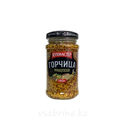 Кухмастер горчица французская 190 гр