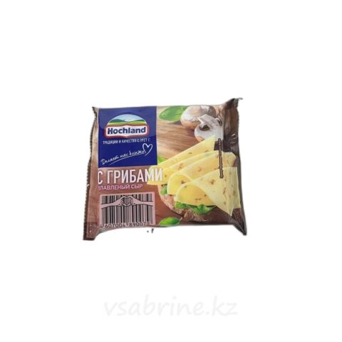Сыр плавленый Hochland с грибами ломтики 45% 150г мяг/уп