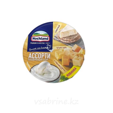 Сыр плавленый Hochland Ассорти желтое 50% 140г