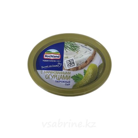 Сыр Hochland творожный с маринованными огурцами 140 гр