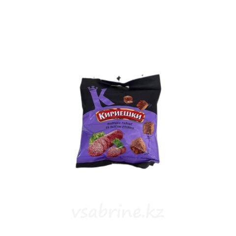 Сухарики сибирский берег кириешки с салями 50г