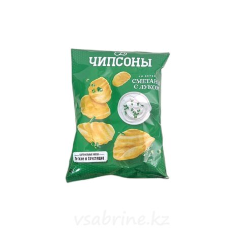 Чипсы Чипсоны сметана и лук 40гр