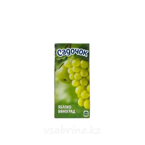 Сок Садочок Яблоко-Виноград т/п 0.9л