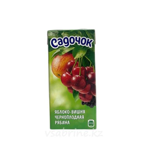 Садочок Яблоко-вишня-черноплодная рябина 0.95л