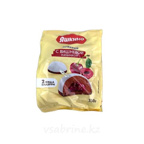 Яшкино пряники с вишневой начинкой 350г