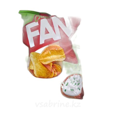 Чипсы Fan со вкусом сметаны и лука 120гр