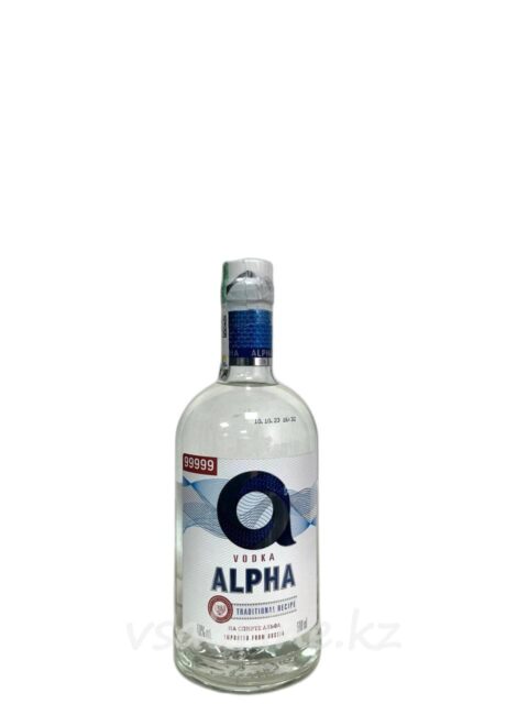 Водка Alpha 40% 0.5л