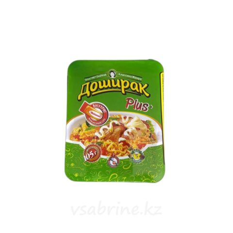 Лапша доширак Плюс со вкусом курицы б/п 105г пл/ван