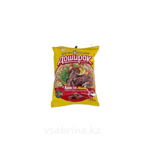 Лапша быстрого приготовления Доширак Квисти Мини со вкусом говядины 60г