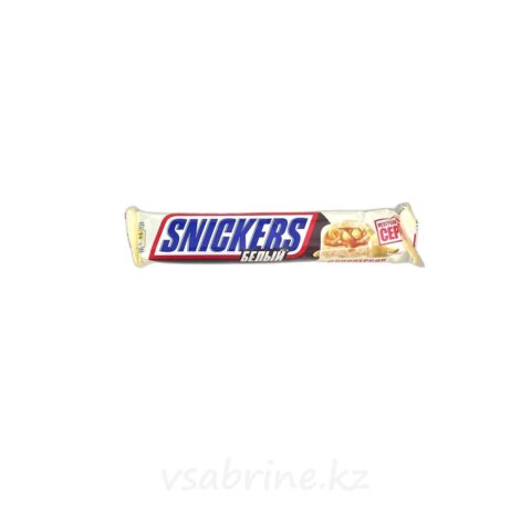 Шоколадный батончик Snickers Белый 81гр