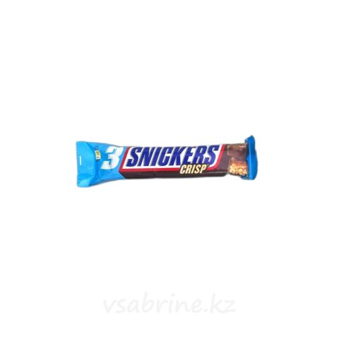 Шоколадный батончик Snickers  crisp 60 гр